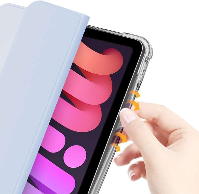 Case Compatible With Honor MagicPad 2 2024 (12.3 Inch) Tablet Triple Fold Transparent Case With Pencil Holder And Auto Sleep Wake For Magic Pad 2 12.3" (Green, MagicPad 2