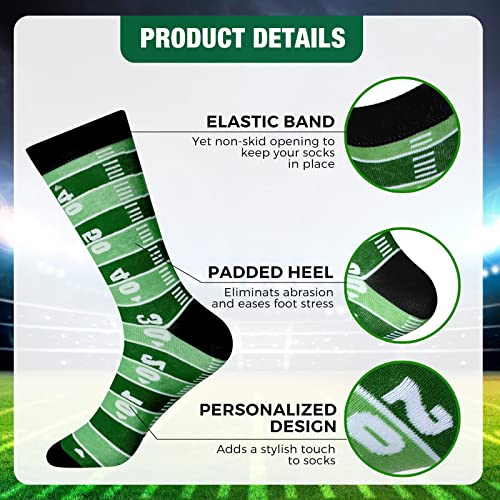 Jagely 5 Pairs Novelty Football Socks Sports Funny Casual Crew Socks Gift For Men Women Teens Multicolor thumb #1