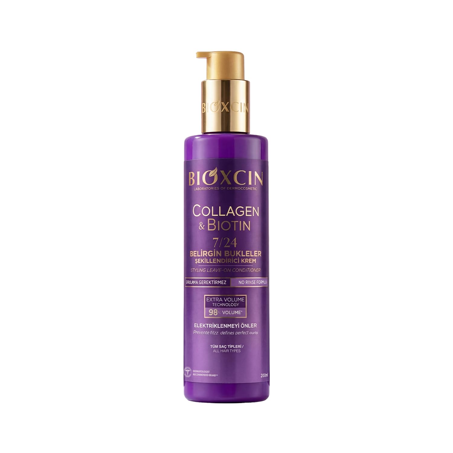 Bioxcin Collagen & Biotin 7/24 Şekillendirici Krem 200 ml - Elektriklenme Karşıtı