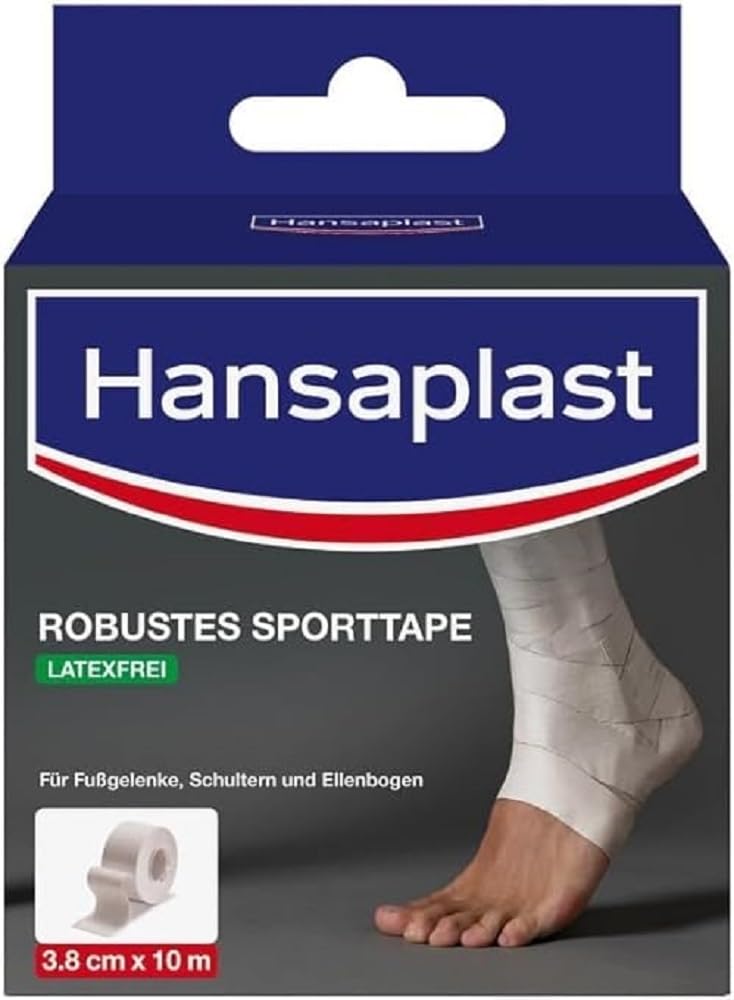 Hansaplast Heavy Duty Sports Tape 1 5 x 32 8ft Strong Grip Helps Prevent Injury Latex Free Sports