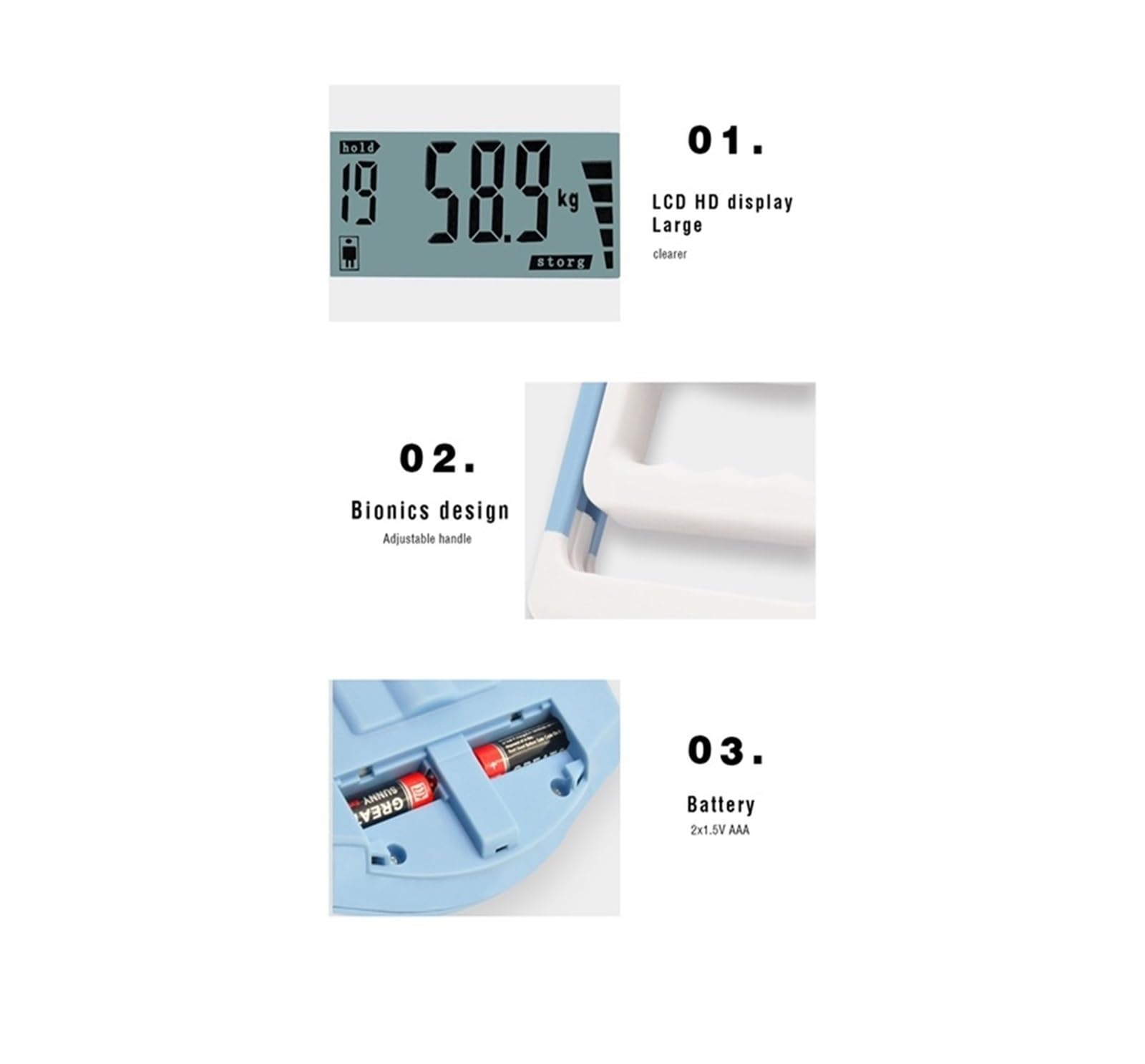 Dinamómetro, Dinamómetro digital de mano con medidor fuerza agarre, pantalla LCD 300 lb, dinamómetro electrónico para uso deportivo en el hogar y la escuela(Grey)