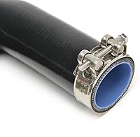 Vista 4 de Conector de codo de silicona de 4 capas de 2 pulgadas de 135 grados, ensamblador de manguera turbo, intercooler de tubería de entrada de aire