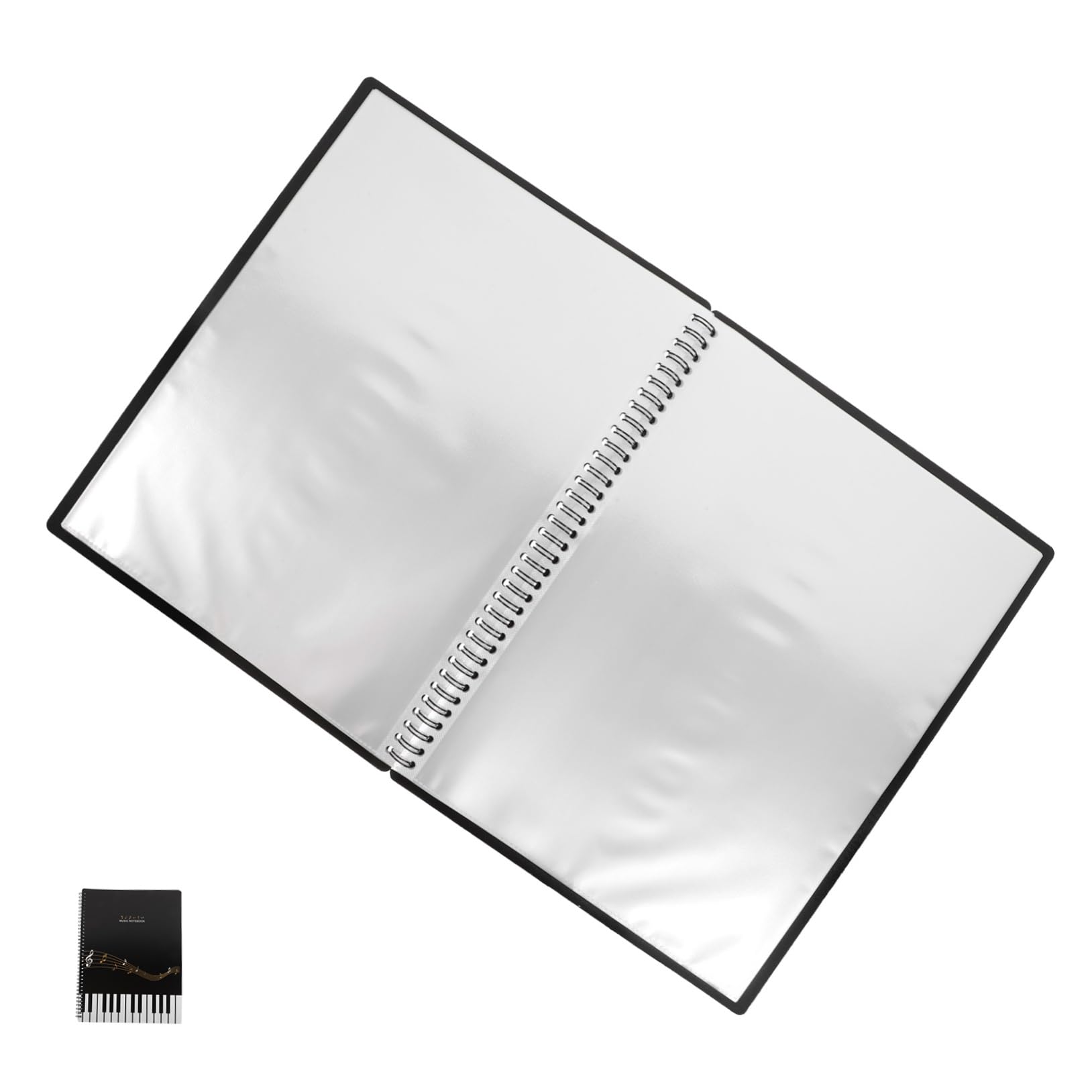 Mikinona Music Score Folder A4 Music Folder Sleeves for Piano Violin Guitar Lessons