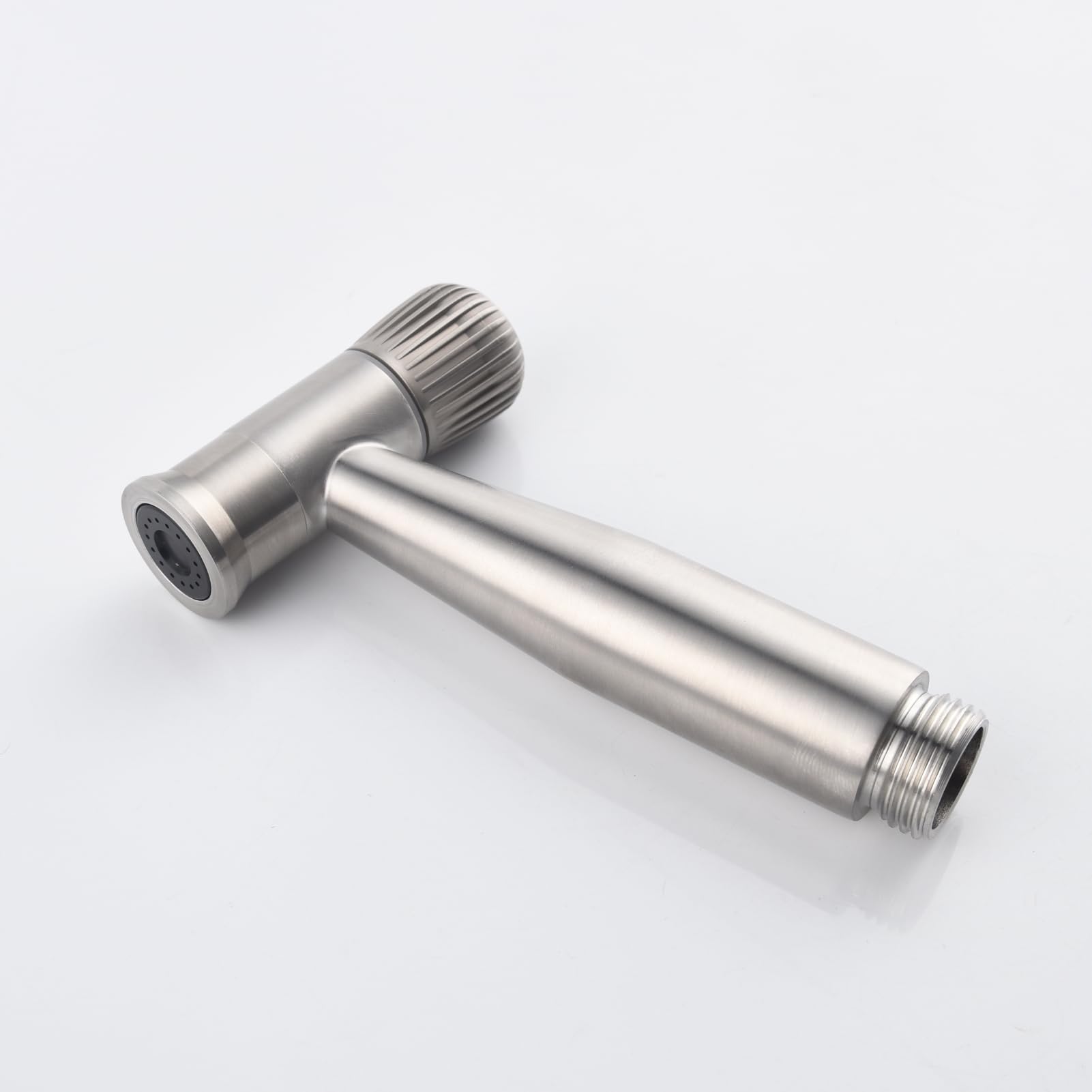 Tecmolog Brausekopf Küchenarmatur Ausziehbar Edelstahl Geschirrbrause Ersatzkopf G1/2 mit herausziehbarer Schlauch, Gebürstetes Nickel, WS030F6