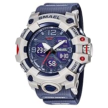 SMAEL Mens Watch Military Waterproof Sport Watches الجيش LED Digital Multifunction Wristwatches for Male