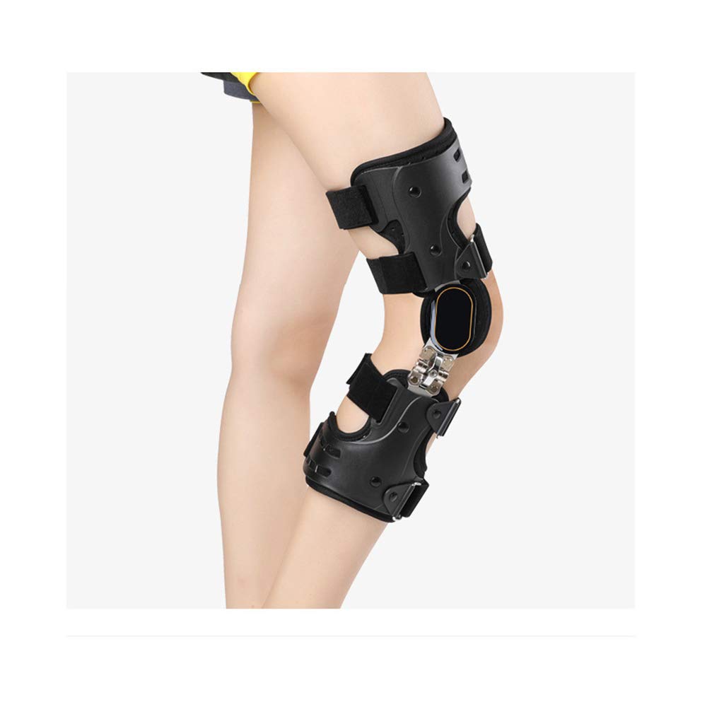 Attelle pour Blessure Articulaire, Genouillères De Soutien Réglables, Orthèse Osseuse, Orthèse Ligamentaire, Attelle De Genou, Attelle De Soutien Contre La Douleur, Atte,Left