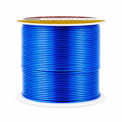 Image of Mandala Crafts 18 Gauge True Blue Anodized Aluminum Craft Wire, 100 FT | Colored, Flexible, Bendable, for Bonsai, Armature, Sculpting, Wire Wrapping, Jewelry Making, Weather & Tarnish Resistant