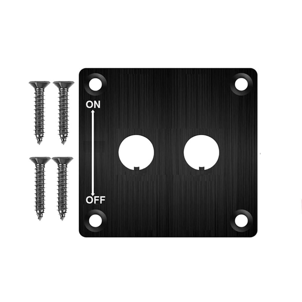 Gebildet 2 Way Toggle Switch Mounting Panel 12mm Hole Diameter