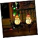 Uonlytech Led Solar Garden Light Snowman Ornament Cute Outdoor Decorative Lamp for Lawn Patio and Driveway No Tools Required Full Solar Powered Elegant Craftsmanship