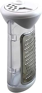 2 In 1 Cheese Grater and Shaker in One With Measurements 1 Cup Size BPA Free Parmesan Cheese Shaker Stainless Steel Blade Kitchen Dining