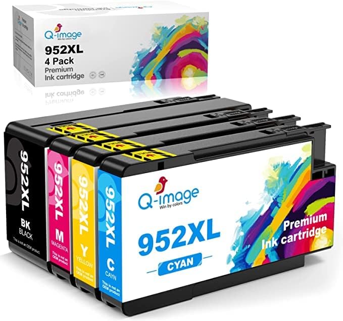 Qimage Compatible 952XL Ink Cartridges Replacement for HP 952 952XL