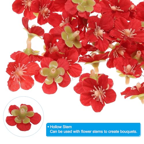 PATIKIL 0.98" Artificial Cherry Blossom Flower Heads - Image 4