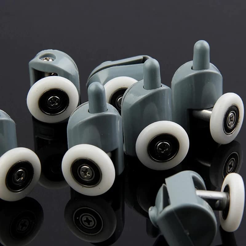 8 Rulli Porta Doccia Sostituti 23mm - Kit Completo Superiore/Inferiore Per Box Doccia - Foto 10