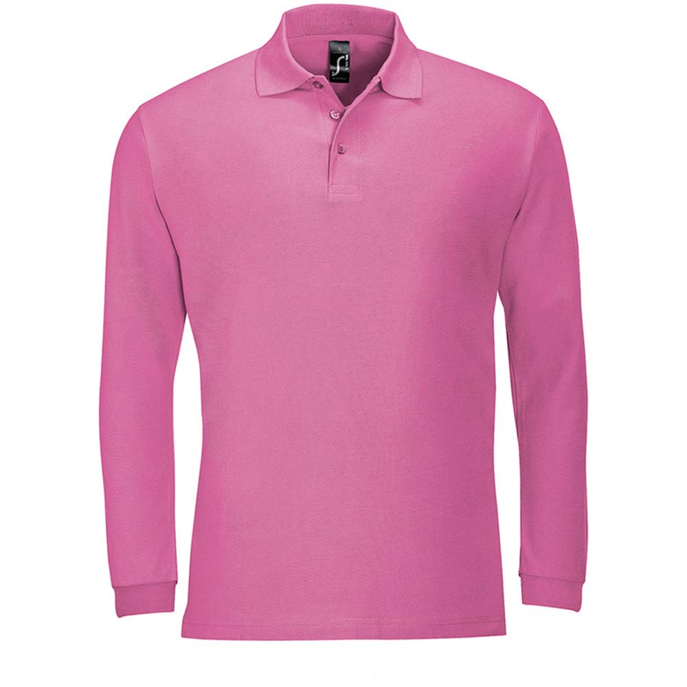 SOL'S Mens Winter II Long Sleeve Pique Cotton Polo Shirt (M