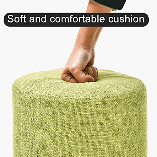 Taburetes de tocador regulables con funda lavable y patas metálicas estables 6