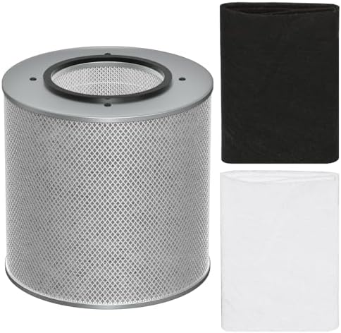 HM400 True HEPA Air Filter Replacement Compatible with Austin Healthmate FR400, HM400, HM402, HM405, HM410, HM450 Air Cleaner Purifier, 1 HEPA Filter + 2 Pre-Filters - Thumbnail 2