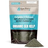 Raw Paws Organic Kelp Powder for Dogs & Cats (16-Ounce) - Supports Thyroid, Digestive & Immune Health - Dried Sea Kelp for Dogs - Seaweed Powder Supplement