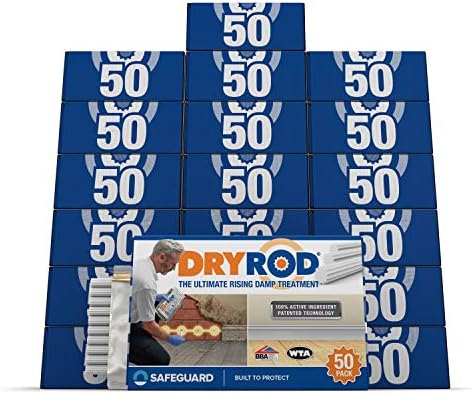 Dryrod Damp Proofing Rods (50 pack x 20) - BBA-Approved Rising Damp ...