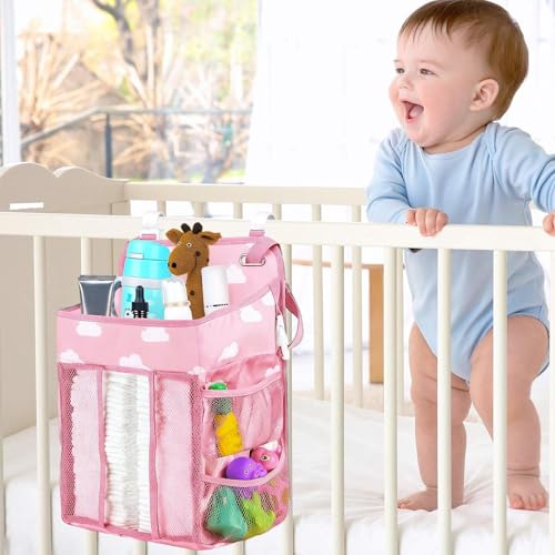 Support couches mural imperméable ajustable pour stockage chambre bébé
