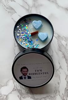 Smells Like Tom Hiddleston Vegan Candles | Pop Culture Gifts | Celebrity Candles | Birthday Gift Ideas | Funny Novelty Gift (4oz Candle)