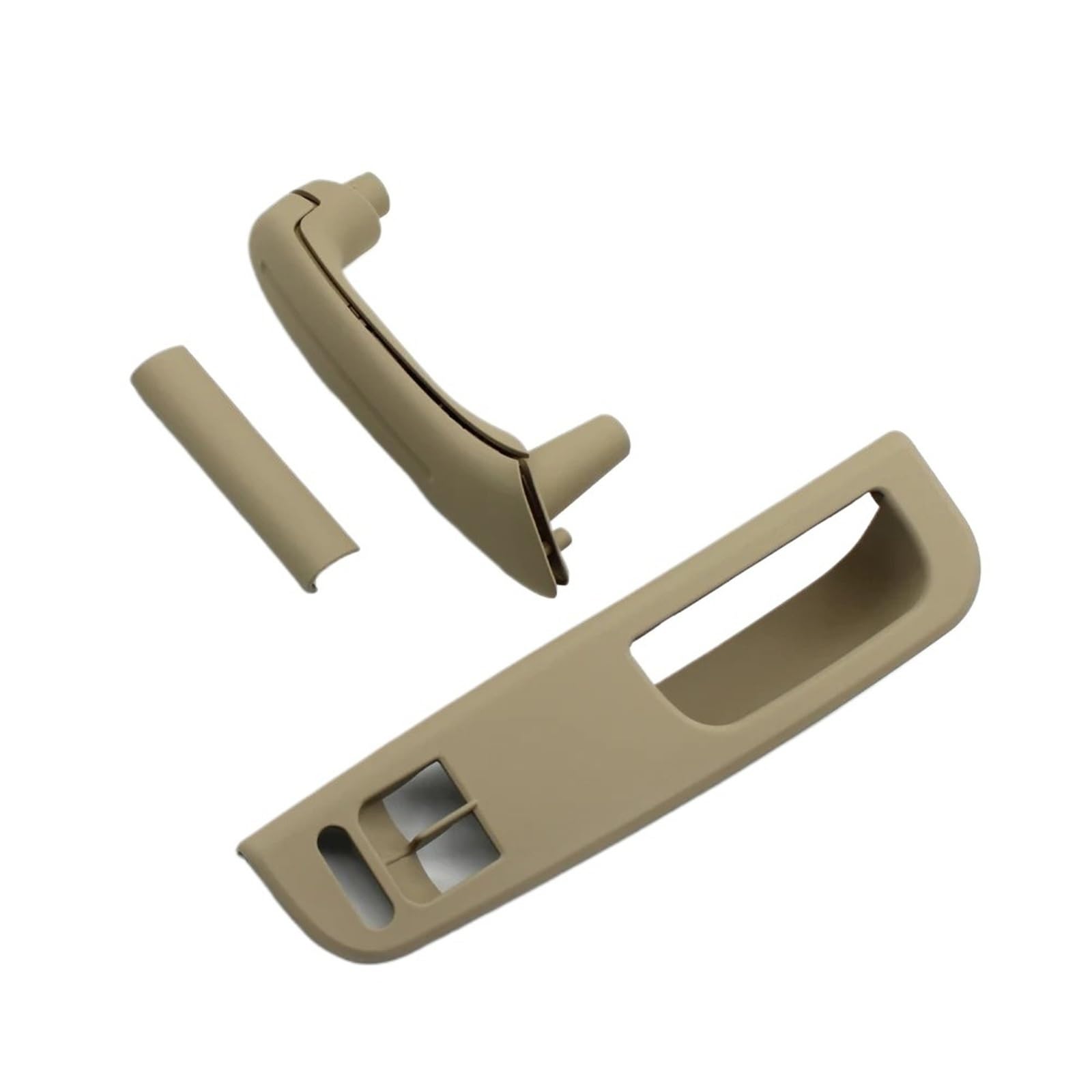 Hjtedhe Lhd-Beige For Golf Mk4 1999-2004 Car Interior Handle Inner Door Armrest Panel Pull Interior Door Handle Pull Trim(Lhd-Beige)