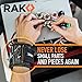 RAK Magnetic Wristband for Holding Screws, Nails, Drill Bits for Men - Premium Nylon with Lightweight Powerful Magnets, Magnetic Wristband for Tools, Gifts for Dad, Husband, Grandpa, Handyman