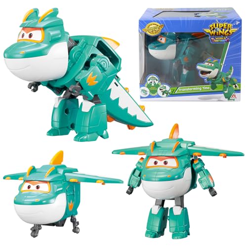 Super Wings Tino Dinosaur Transforming Character Gift Toy