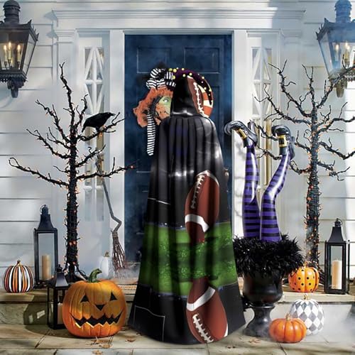 Capa con capucha temática para resolver tu disfraz de Halloween de forma rápida 6