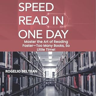 Speed Read in One Day Audiolibro Por Rogelio Beltran arte de portada