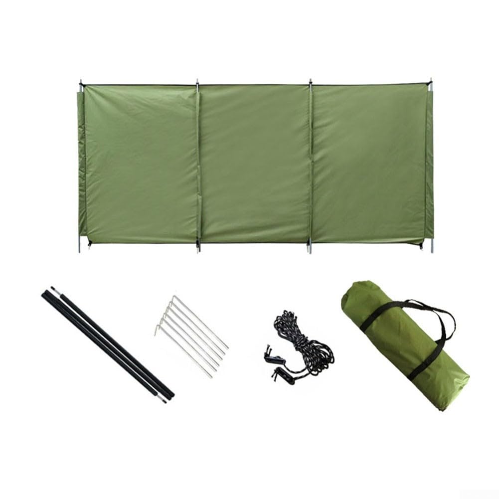 Parasole per stufa da campeggio, 520 x 140 cm, in tessuto Oxford, per spiaggia, picnic, parasole, escursionismo, cucina, deflettore pieghevole per stufa all'aperto