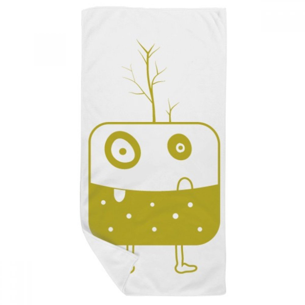 Serviette de bain alien douce anti-irritation pour peaux sensibles