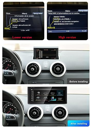 Autoradio Android pour Audi A1 résolvant vos problèmes de navigation avec son écran tactile GPS