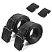 Lot de 2 ceintures militaires tactiques en nylon pour homme 3,8 cm, Noir et noir., XX-Large