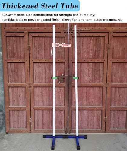 Competition Training High Jump Stands for School, 50-200 cm Adjustable Athletics Track and Field High Jump Standards Tool, Crossbar Not Included