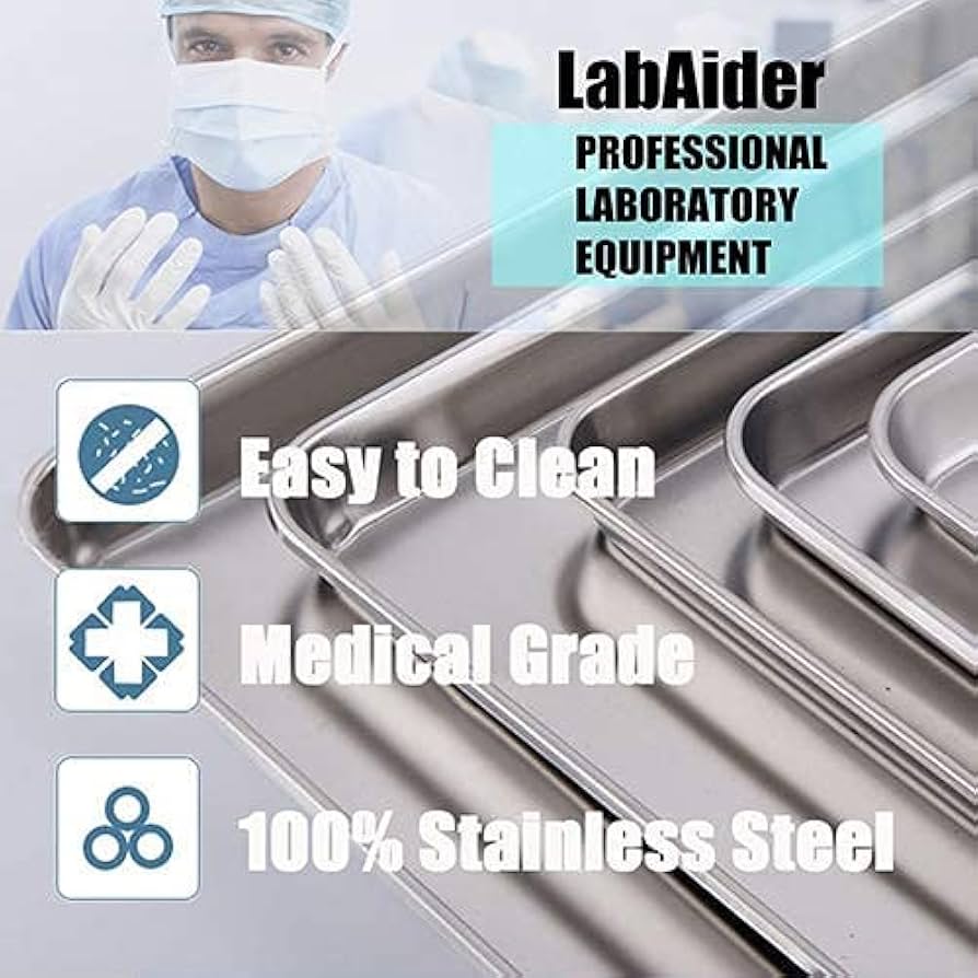 Stainless Steel Tray SUS 304/201 General Lab Accessories - Stainless