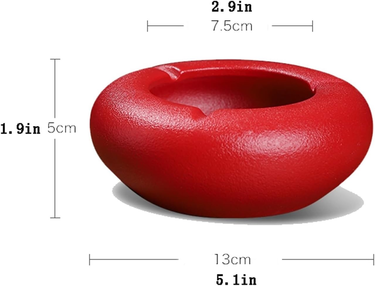 Ashtray Retro Ashtray Ceramic Portable Cigarette Ashtray Cigarette Indoor Outdoor Ashtray Decoration for Home Garden and Office Decoration Ashtrays