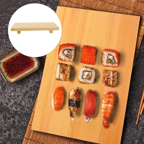 Tabla para sushi de madera 24x15 cm estilo japonés miniatura 4