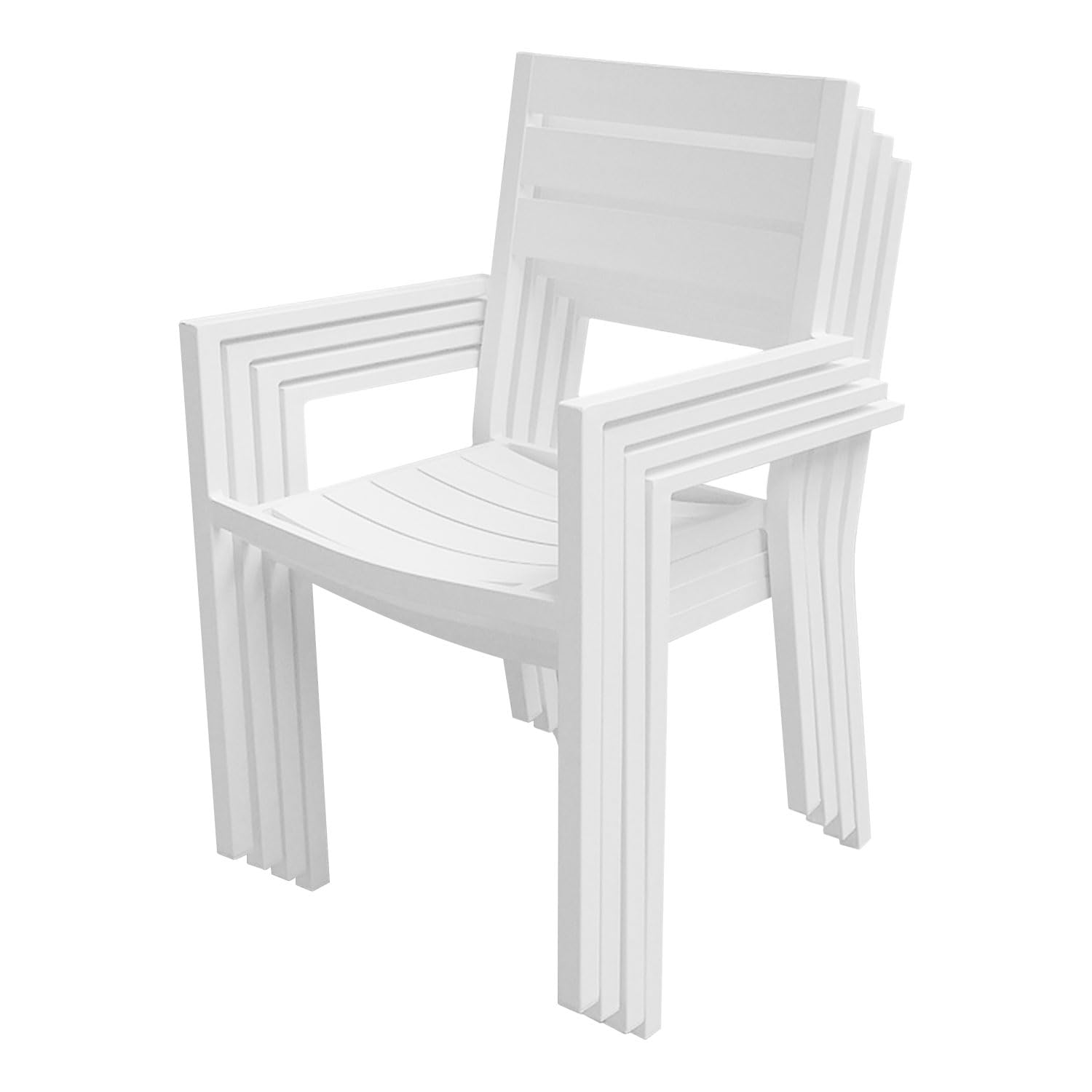 Conjunto de jardín extensible VENEZIA 180/300 en aluminio 10 plazas blanco