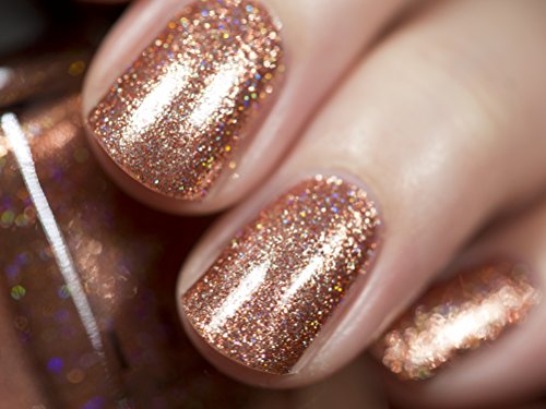 Image of ILNP Copper Top - Copper Holographic Metallic Nail Polish