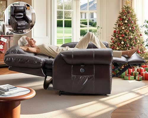 HUSFU Dual Motor Recliner with Heat Massage USB
