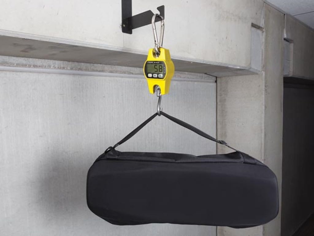 Perel Balance de grúa, digital de 300 g a 300 kg, extinción automática, función de visualización de la pantalla, función de TARE, pantalla LCD