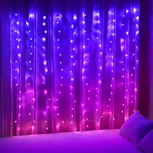 Gordijnverlichting Opknoping Fairy Lights voor Meisjes Slaapkamer Wandtapijt Eenhoorn Zeemeermin Trippy Kamer Decor 160…