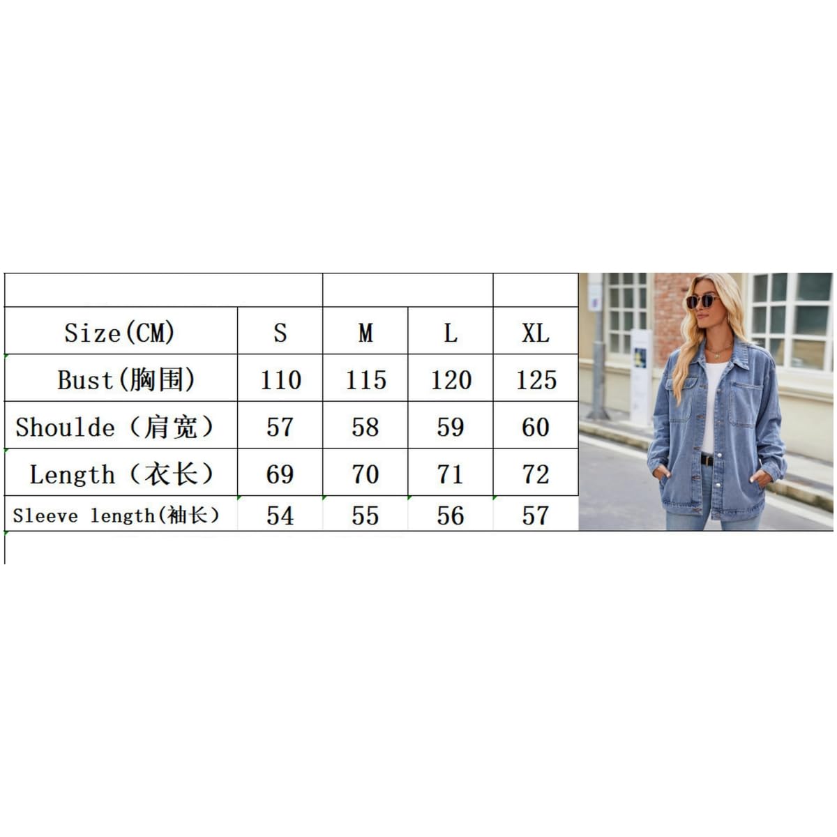 Giacca Jeans Donna Giacca di Denim Donna Vintage Giacca di Denim Button Down Felpa Autunno E Inverno Top-Rosa-XL