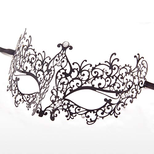 Image of Coddsmz Couples Venetian Masquerade Mask Set Luxury Style Princess Party Mask for Couples Women and Men Mardi Gras Masks