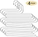 Mop Broom Grip Holder, 2 Pcs Reusable Self-Adhesive holder, No Drilling Wall Mounted Hanger Holders,Clean Tool Organizer for Kitchen and Bathroom-Max Load 11 lbs (White)