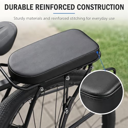 Cojín para Asiento de Bicicleta, Almohadilla Trasera Absorbente de Impactos miniatura 3