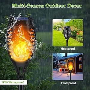 Outdoor Solar Lights, 6Pack Solar Torch Lights with Flickering Flame, Solar Garden Lights Waterproof, Solar Powered Outdoor Lights for Yard, Solar Tiki Torches for Outside-Pathway Garden Decor Outdoor Solar Lights 6Pack Solar Torch Lights with Flickering Flame Solar Garden Lights Waterproof Solar Powered Outdoor Lights for Yard Solar Tiki Torches for Outside Pathway Garden Decor