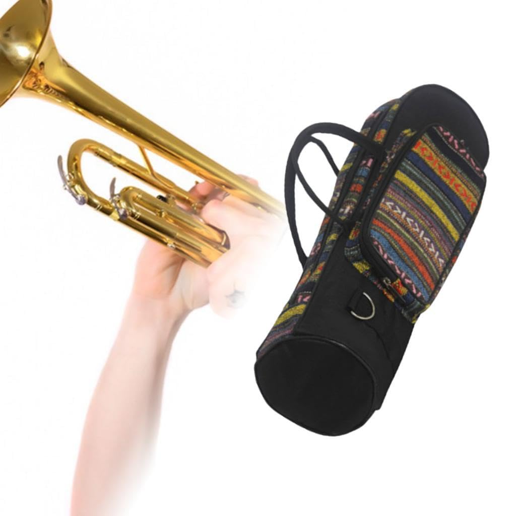 Funda para Trompeta, Estuche para, de 23,62'' con Bolsillos Y Cremallera.