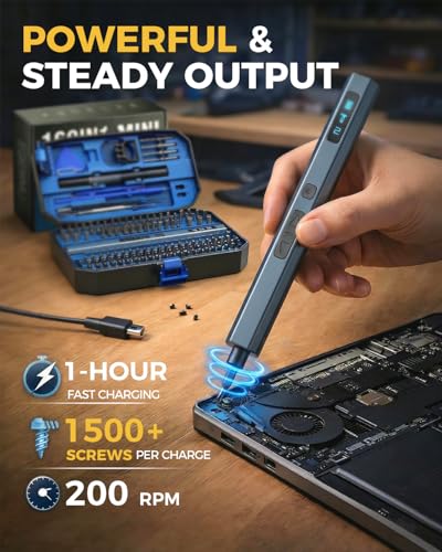 Mini Cordless Screwdriver Set