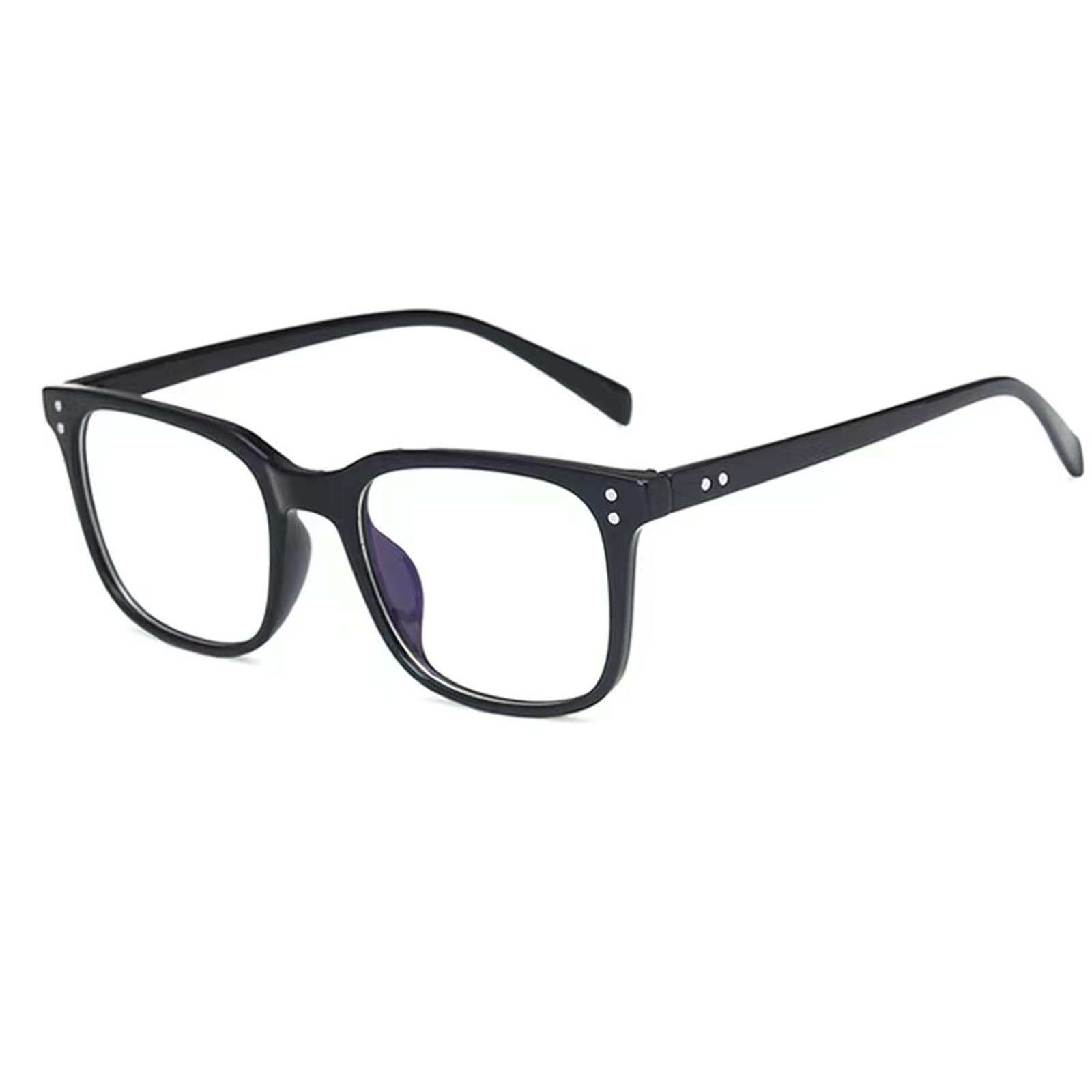 Jcerki Myopia glasses -1.50 nearsighted Distance glasses Black Frame Unisex glasses